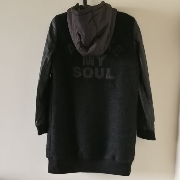 long bomber wool coat - Picture 2 of 4